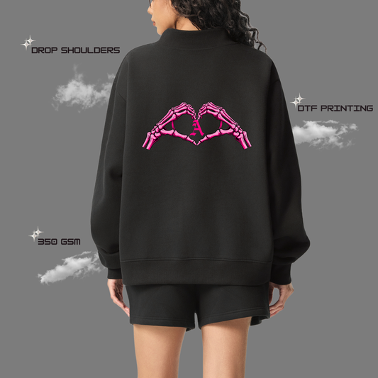 Custom Initials Sweatshirt – 350 GSM Fleece