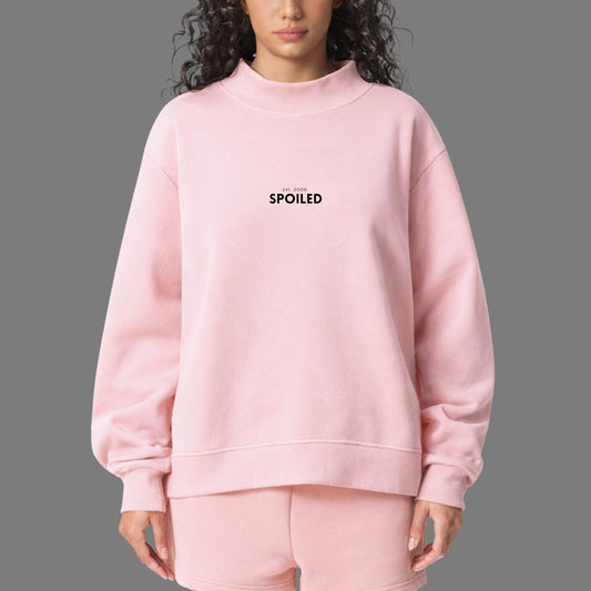 SPOILED™ Heavyweight Pink Fleece Sweatshirt | 350 GSM | The Pink Cult