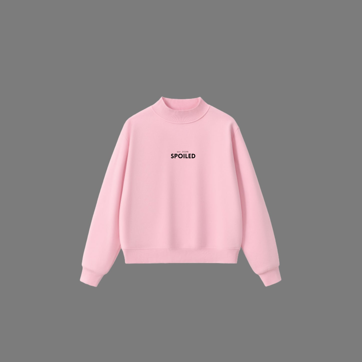 SPOILED™ Heavyweight Pink Fleece Sweatshirt | 350 GSM | The Pink Cult
