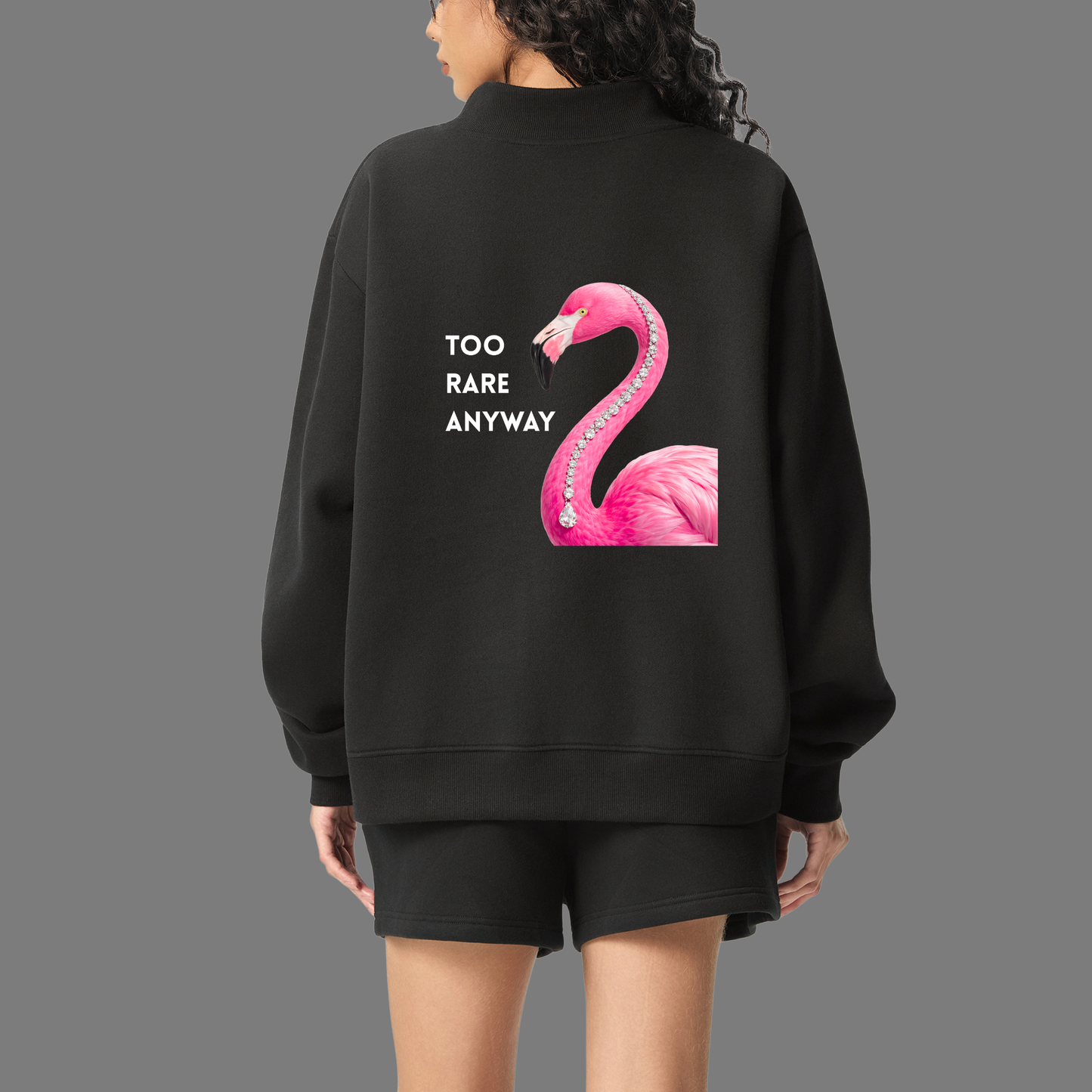 "Too Rare Anyway" Sweatshirt – 350 GSM Fleece