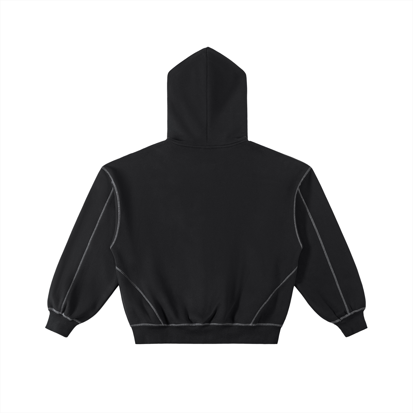 Contrast Zip Hoodie | HD-CS01