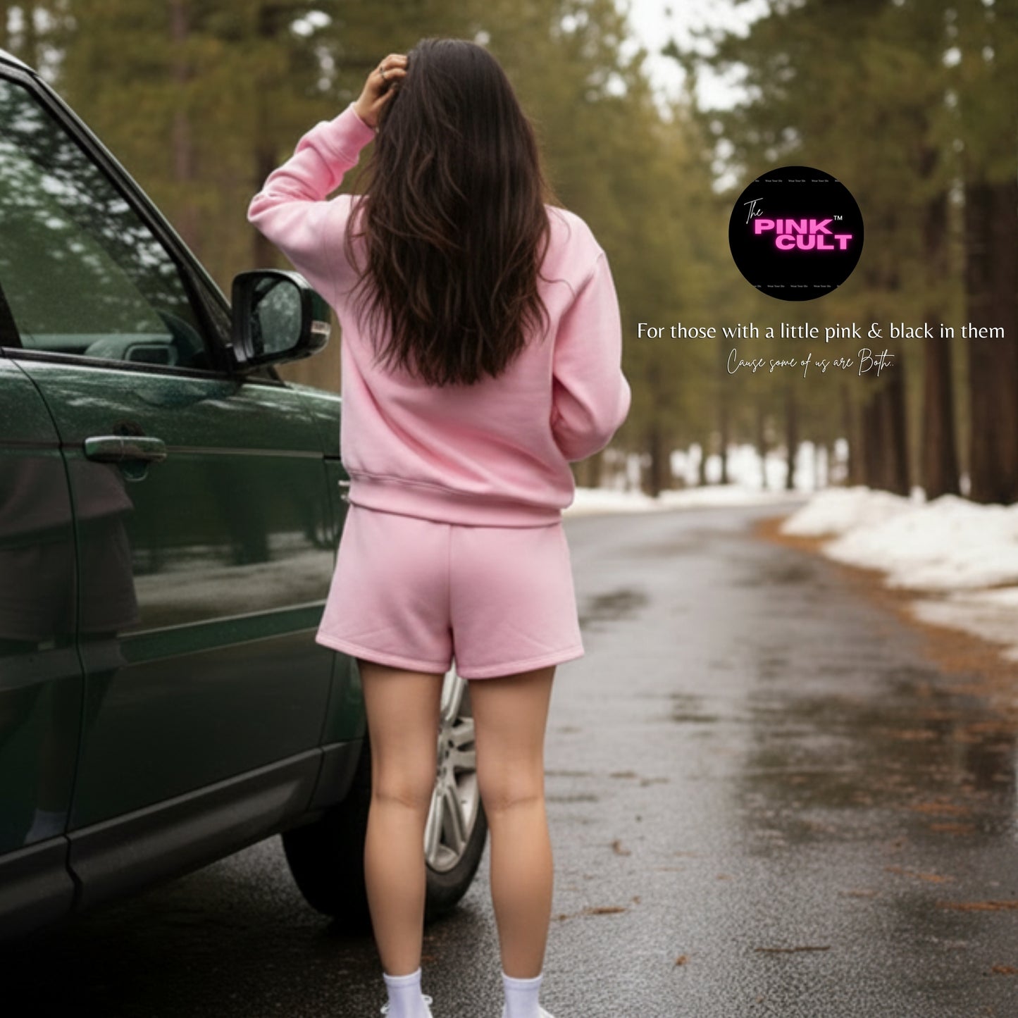 SPOILED™ Heavyweight Pink Fleece Sweatshirt | 350 GSM | The Pink Cult