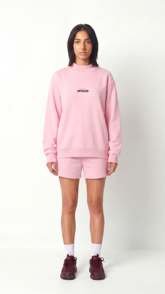 SPOILED™ Pink Fleece Sweatshirt | Plush Hours