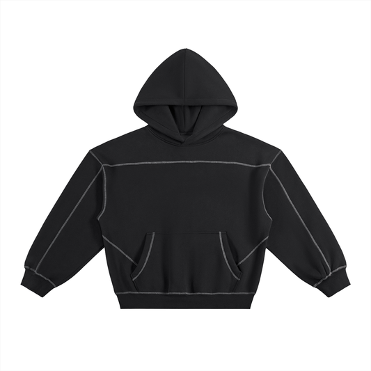 Contrast Boxy Hoodie| HD-CS02