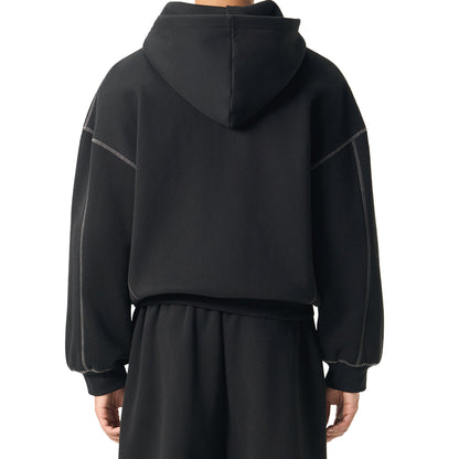 Contrast Zip Hoodie | HD-CS01